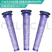 3 Pack For Dyson V6 V7 V8 DC58 DC59 Washable Pre Motor Filter Animal Vacuum