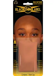Dark Brown Latex Bald Cap SFX Costume Prosthetic