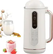 250w Nut Milk Maker Machine, 6 in 1 Automatic Nut Milk Maker Blender with 12H Delay Start and Self Cleaning, Non-Stick Bottom Plate for Soybean, Almond, Oat and Rice Milk