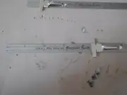 Snap-on 6"ruler Metric & Fractional Decimal on back. Never used.