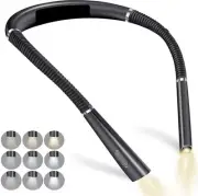LED Neck Reading Light Flexible USB Rechargeable Hands Free Bed Night Book Lamp