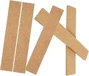 SHINEOFI Set of 5 Cork Memo Board Strips Self-Adhesive Natural Cork Wall Tiles for Office Home Photo Wall