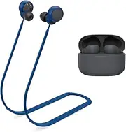WOFRO Anti-Lost Strap for Sony Linkbuds S Earbuds, Sports Soft Silicone Lanyard Accessories Compatible with Sony LinkBuds S Truly Wireless Noise Canceling Headphones Neck Rope (Blue)