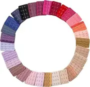 [GAROZATION] 30Pcs Strap Extenders Elastic Hooks for Comfortable Fit Durable Extension Hooks for Extra for Pregnancy Weight Gain More Easy to Use Wash Random Color