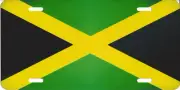 Jamaica Flag Photo License Plate Free Personalization on this Plate