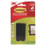Command™ Medium Black Adhesive Picture Hanging Strips - 4 Pack
