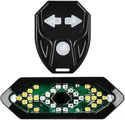 Smart Bike Turn Signal USB Rechargeable Bicycle Taillight Rear Light Wireless Remote Control LED Warning Light with Horn for Mountain Bike