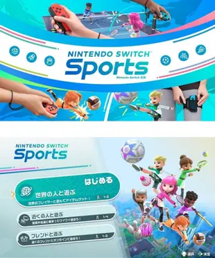 NS Switch 運動 Sports 中文版+ iplay 10合1 體感 運動6周邊套裝 (7.9折)