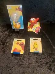 Sesame Street Mini Elmo Big Bird Aquarium Ornaments Fish Tank Decor
