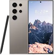 GINDONGI C24 Ultra Cell Phone 5g Smartphones,12GB+512GB ROM Unlockes Android Phone Dual sin 8000mah Straight Talk Phone 6.82 HD Screen Boost Mobile Phones Gaming Telefonos for Android 14 (Gray)