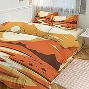 GHBNK Quilt Set 3-Piece - Ultra-Soft Thickened Bedding Set, in The Sun Bedspread + 2 Pillowcases, Lightweight Double-Sided Quilt Cover for Home/Hotel/Gifts 90"x90"
