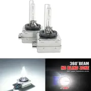 D1S 6000K White XENON HID Headlights Compatible with 66043 66144 85410 Lamp 2X (for: BMW)