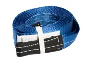 Tow Strap 20ft 3" 6.5TON 14000lb BLUE winch sling off-road ATV UTV recovery 3x20