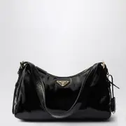 [Prada] Prada Aimée black Naplak leather medium bag One size Black