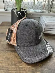 ARIAT MENS SNAP BACK BROWN FLORAL GREY OSFA A300012906 New With Tag!!