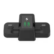 Dual Docking Charger Small Grip Charging Dock with Display Lights for Switch