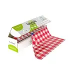 Plastic Tablecloth Roll,Table Cover with Convenient Slide Cutter Box - Red Ch...
