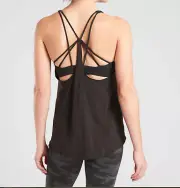 NEW ATHLETA Solace Support Top XS Black Top Yoga Studio NWT MRSP $64