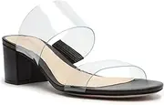 [SCHUTZ] Women's Victorie Double Strap Block Heels Sandal