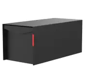 Mailbox | Modern Design Thompson Flat Top Post Mount Mail Box | 20.5” x 9.2” ...
