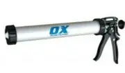 OX Tools Pro Sausage Caulk Gun P043120 20 oz Thrust Ratio 12:1 Ships FREE