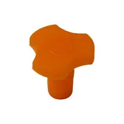 Polyethylene Recyclable Plastic Stopper Octagonal Cap, 12 To 14Mm, Bottom To Top Diameter, 22Mm Cone Height, 28Mm Overall Height, Each