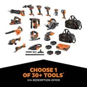 AEG 18V FUSION/Brushless 15-Piece 5Ah FORCE Kit A18FX15C254B