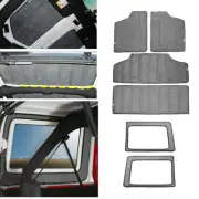 Gray Hardtop Headliner Roof Insulation Kit for 2012-17 Jeep Wrangler JK 4-Door