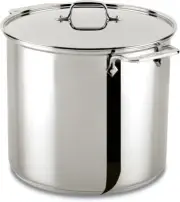 All-Clad Stainless Steel 16 QT Stockpot With Lid (E9076474) - Brand New