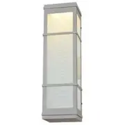 Access Lighting Metropolis Large Outdoor Sconce, Satin - 20040LEDDMG-SAT-RFR