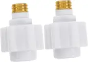 FOYTOKI 2pcs Universal Electric Water Heater Partition Wall Adapter Anti Electric Shockproof Device Fireproof Anti Leakage Heater Accessories for Bathroom Kitchen
