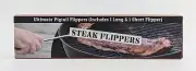 2 Pack Cave Tools Pigtail Rib Steak Beef Food Flipper Meat Hook Flippers/Turners