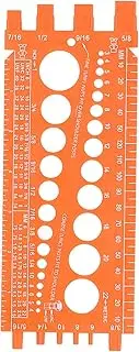 26 Nut and Bolt Thread Checker, 13 Standard and 13 Metric Bolt and Nut Identifier gauges, SAE and Metric Bolt Size and Thread gauges, Screw Identifier gauges for Easy Sizing