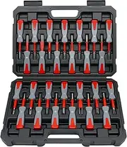 Terminal Removal Tool Kit，For Replaces Universal Vehicle Wire Harness Pin Connector Release Tool Set(26 PCS)
