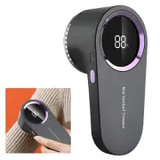 Fabric Shaver, Lint Remover Rechargeable with 6 Leaf Blades, Intelligent Digi...