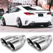2.5" Inlet 3.5" Outlet 9.5" Long Dual Exhaust Tip For Lexus RC200T RC300 & RC350 (for: Lexus)