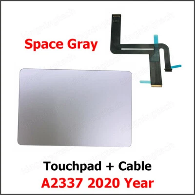 New Space Gray Trackpad with Flex Cable For Macbook Air 13" A2337 Touchpad 2020
