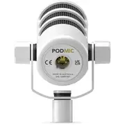 Rode PodMic Dynamic Podcasting Microphone - White