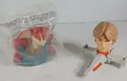Lot Of 2 Star Wars Jar- Jar Binks Water Squirter + Luke Skywalker Bobble 2008
