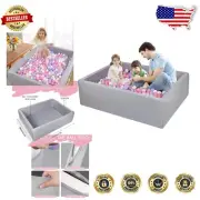 Rectangular 47" x 35" Soft Foam Ball Pit - Perfect for Parent-Child Bonding