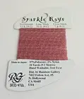 Rainbow Gallery Sparkle Rays Ribbon Mauve Needlepoint Cross Stitch SR32 4 Yards
