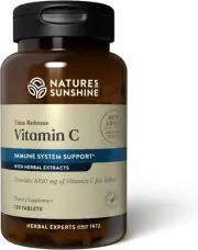 Nature's Sunshine Vitamin C 1000mg Timed Release 150t Free Shipping