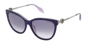 Blumarine SBM162 05AT Men's Sunglasses Purple Size 55