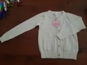 Girls Cardigan Jumper Pumpkin Patch New Size 4 Carly Rose French Vanilla
