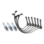 Bosch 3 Spark Plugs+Lead Kit for Mitsubishi Magna TE TF TH 3.0L V6 140KW 96-00