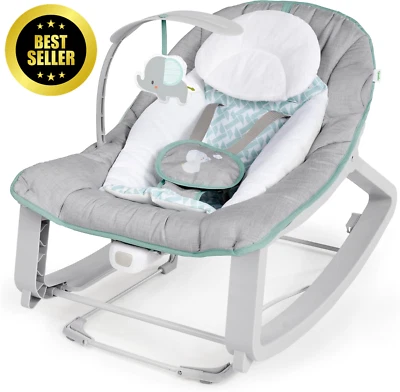 3-In-1 Baby Bouncer Seat & Infant to Toddler Rocker - Weaver, Newborn and Up