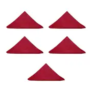 5x Cleanlink Microfibre General Cleaning/Surface Drying Towel Cloth 40x40cm Red