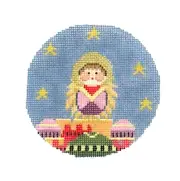 Needledeeva Jesus Nativity Ornament Handpainted Needlepoint Canvas