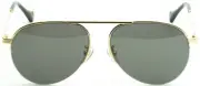Brand New Authentic Gucci Aviator SunGlasses Frame G0742S 005DarkGreen lens