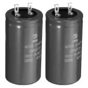 2Pcs Motor Start Capacitor, 150uf 300V 50/60Hz CD60 Running Capacitor